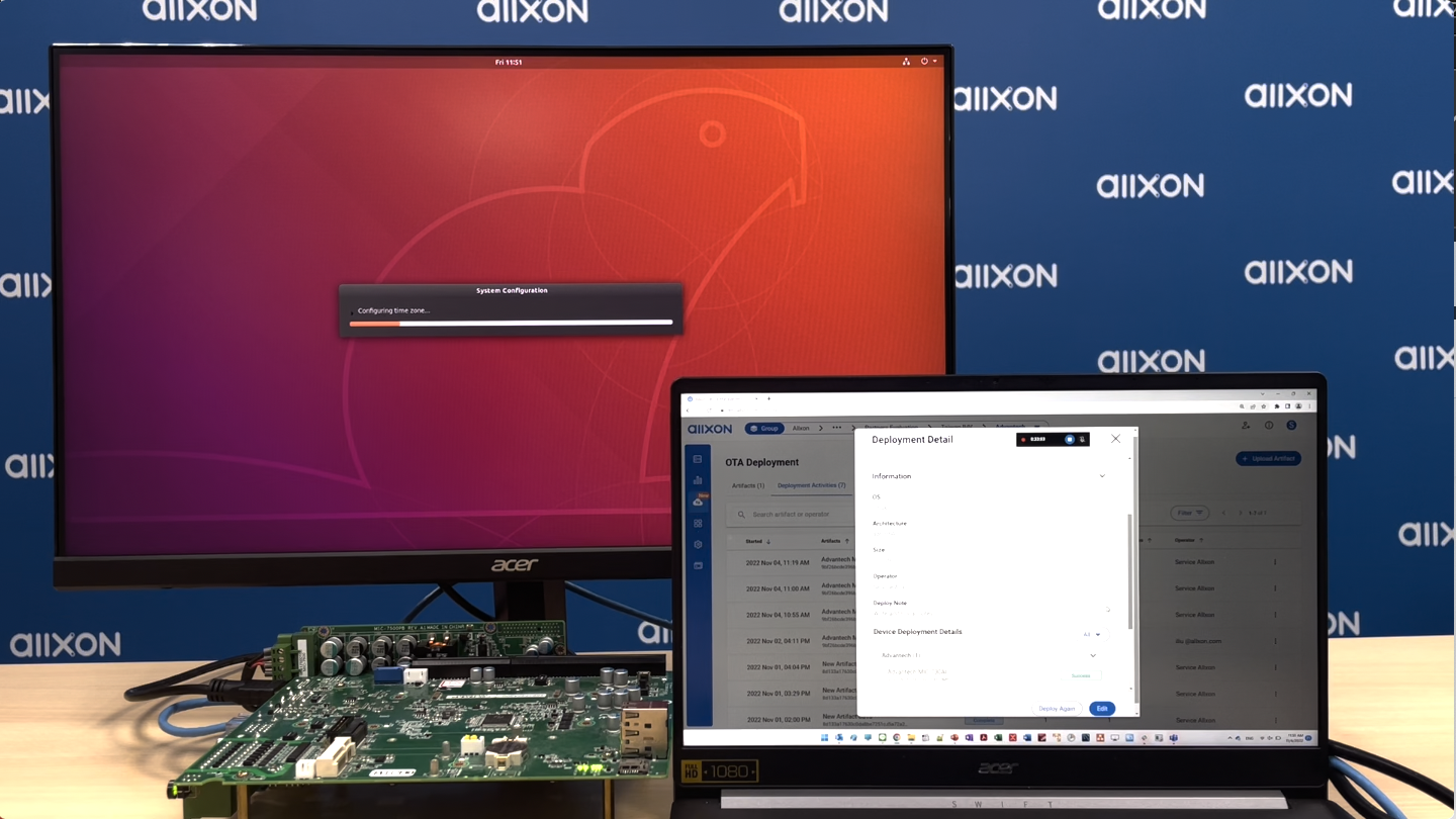 Use Allxon ImageBased OverTheAir Updates on NVIDIA® Jetson™ Devices
